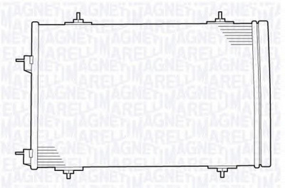 MAGNETI MARELLI 350203637000 -  Конденсатор, кондиционер